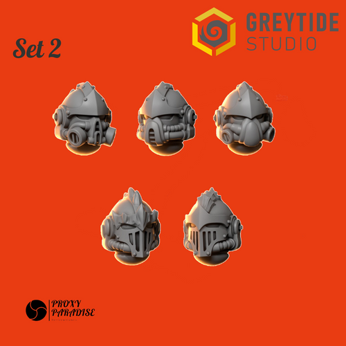 Anvil Wardens alternative Köpfe - Umbauset